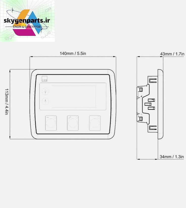 برد کنترل دیپسی 4520MKII ساخت کشور انگلستان (اصلی)