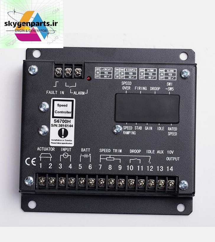کارت گاورنر (کنترل سرعت) دیزل ژنراتور S6700H