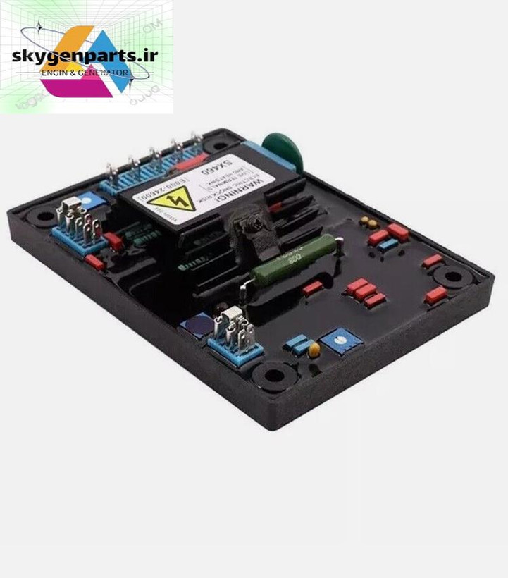 رگولاتور ولتاژ دیزل ژنراتور (AVR) مدل SX460A خازن قرمز مناسب ژنراتورهای سه فاز