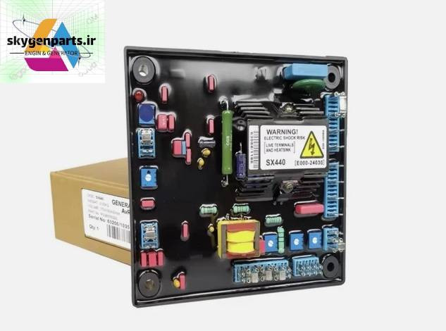 رگولاتور ولتاژ (AVR) ژنراتور مدل SX440A درجه 1 خازن قرمز