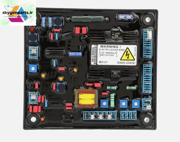 رگولاتور ولتاژ دیزل ژنراتور (AVR) مدل MX341A خازن قرمز
